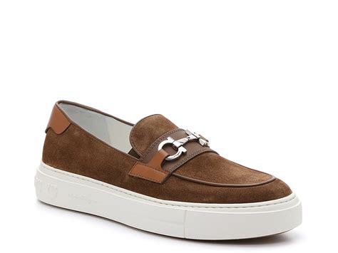 salvatore ferragamo slip on sneaker.